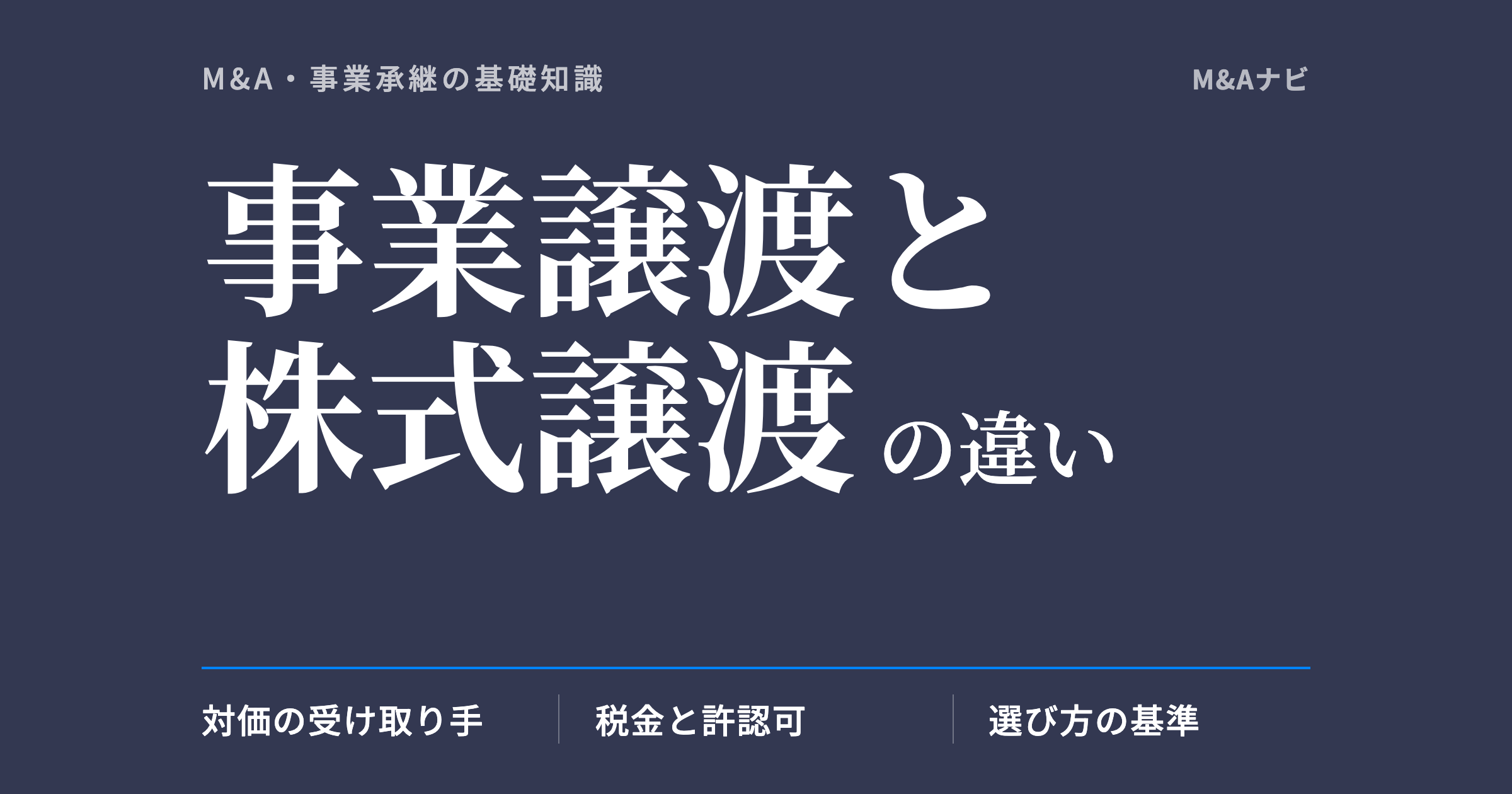 事業譲渡と株式譲渡|事業譲渡と株式譲渡の違いとは?【図解】メリット・デメリット・税金を比較解説のアイキャッチ