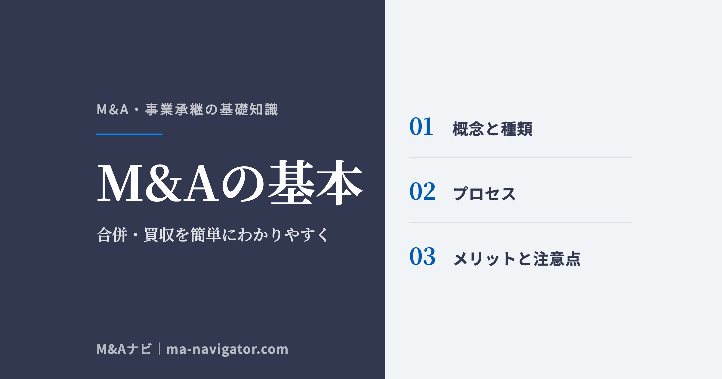 M&Aの基本｜M&Aの基本を簡単にわかりやすく徹底解説～合併・買収のプロセスとメリット・デメリのアイキャッチ