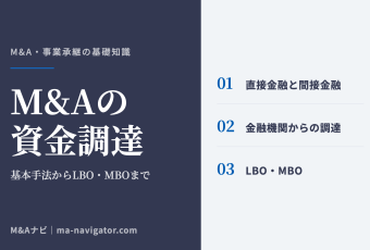 M&Aの資金調達｜M&Aにおける資金調達方法とは？基本手法からLBO・MBOまで徹底解説のアイキャッチ